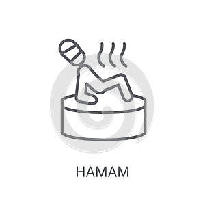 Hamam icon. Trendy Hamam logo concept on white background from s