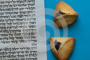 Haman ear - a traditional Jewish dish made from crispy dough stuffed with poppy seeds
