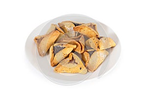 Haman`s ears are also called Hamantaschen - a traditional Jewish pastry for Purim holiday.