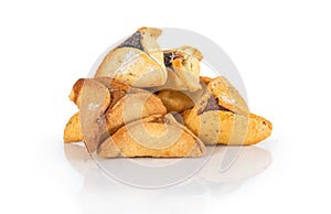 Haman`s ears are also called Hamantaschen - a traditional Jewish pastry for Purim holiday.