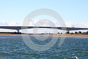 Hamana bridge and Hamanako lake in Hamamatsu, Shizuoka