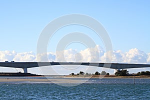 Hamana bridge and Hamanako lake in Hamamatsu, Shizuoka