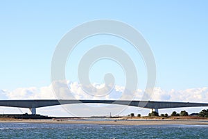 Hamana bridge and Hamanako lake in Hamamatsu, Shizuoka