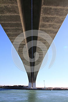 Hamana bridge and Hamanako lake in Hamamatsu, Shizuoka