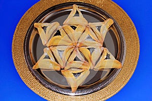 Hamantash cookies for Jewish festival of Purim