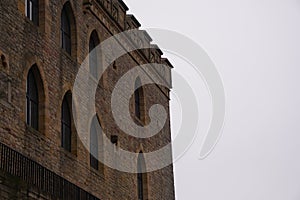 Hambach Castle in Neustadt in Germany on a cloudy day