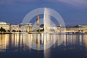 Hamburg Alsterfontaene photo