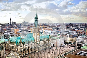 Hamburg cityscape photo