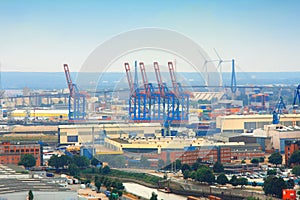 Hamburg - Container Giant in the Port of Hamburg