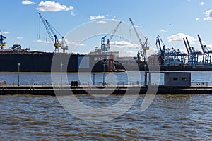 hamburg docks installations and ships