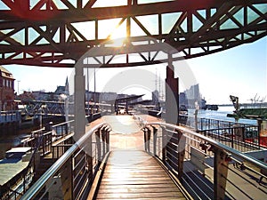 Hamburg Hafen Landungsbruecken