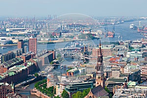 Hamburg port photo