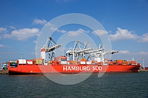 Hamburg Sud Container Ship