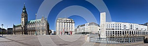 Hamburg Town Hall Panorama