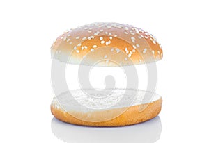 Hamburger bun photo