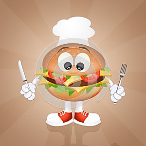 Hamburger chef