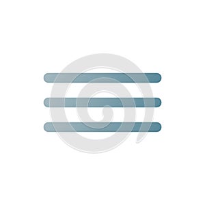 Hamburger menu button pixel perfect flat gradient two-color ui icon