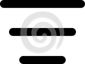 Hamburger menu flat icons. UI Website design elements. Navigation Icons for Mobile App and User Interface. Vector illustration