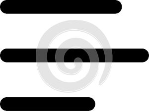 Hamburger menu flat icons. UI Website design elements. Navigation Icons for Mobile App and User Interface. Vector illustration