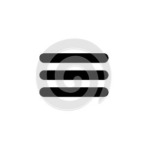 Hamburger Menu Icon, Navigation and User Interface Symbol, Web Design, vector design Generative AI
