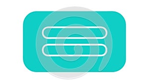 Hamburger Menu Lines Icon, Navigation and Settings, vector design Generative AI