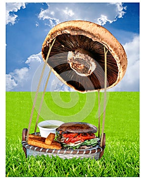 Hamburger Mushroom photo