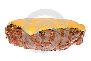 Hamburger patty with cheese