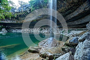 Hamilton Pool Waterfall in Austin, Texas photo