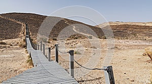 HaMinsara aka the Carpentry in the Makhtesh Ramon Crater in Israel