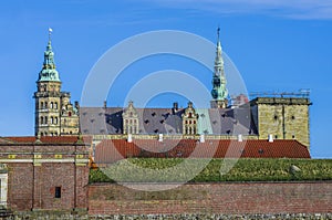 Hamlet's Castle of Kronborg in Denmark