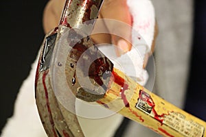 Hammer with Blood