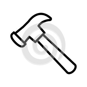 Hammer, construction Tool Icon