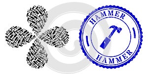 Hammer Distress Stamp and Hammer Swirl Stream