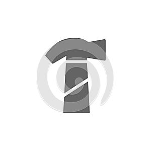 Hammer icon. Element of materia flat tools icon