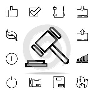 hammer icon. web icons universal set for web and mobile