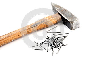 Hammer and nails