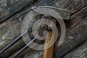 Hammer and pliers photo