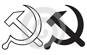 Hammer and sickle photo