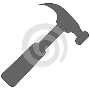 Hammer tool silhouette