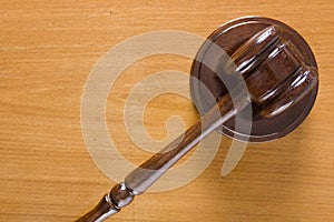 Hammer used in court