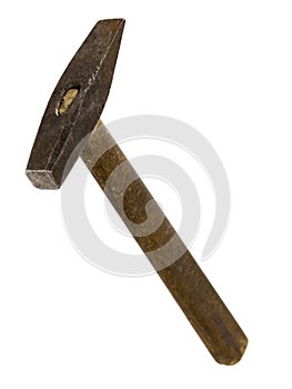 Hammer on a white background.