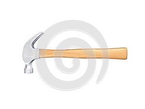 Hammer with wood handle
