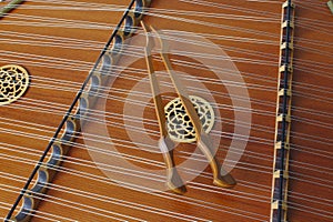 Hammered Dulcimer Close Up Acoustic Music