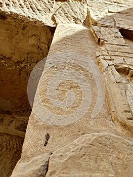 Hammered hieroglyph - Karnak temple - Egypt