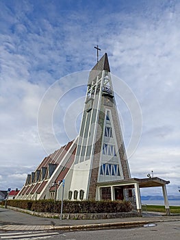 Hammerfest church in Norway