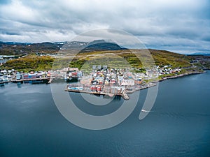 Hammerfest City, Finnmark, Norway photo