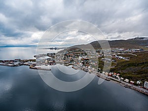 Hammerfest City, Finnmark, Norway photo