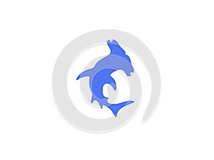 Hammerhead shark logo