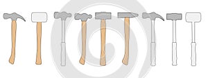 Hammers (work tools)