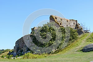 Hammershus castle ruins